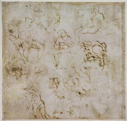 Figure study with writing, c.1511